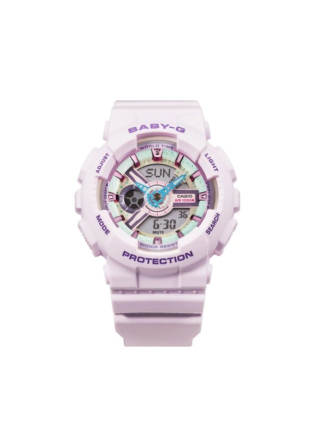 Casio Baby-G G-Shock Digital-Analog Wrist Watch for Women, Purple - Image 2