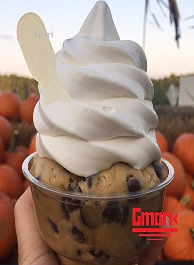 Gmark Wooden Ice Cream Spoons 100pc - Tasting Spoons, Ice Cream Sticks 3 Inches Perfect for Tasting, Sampling, Crafts 100/Bag GM1037 - Image 3