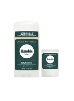 HUMBLE BRANDS Original Formula Aluminum-free Deodorant. Long Lasting Odor Control with Baking Soda and Essential Oils, Black Spruce, Full & Travel Pack - pzsku/Z3EB1D6CEE0A59CD748A4Z/45/_/1736426791/97f8b688-ceb5-4925-a530-307028167743