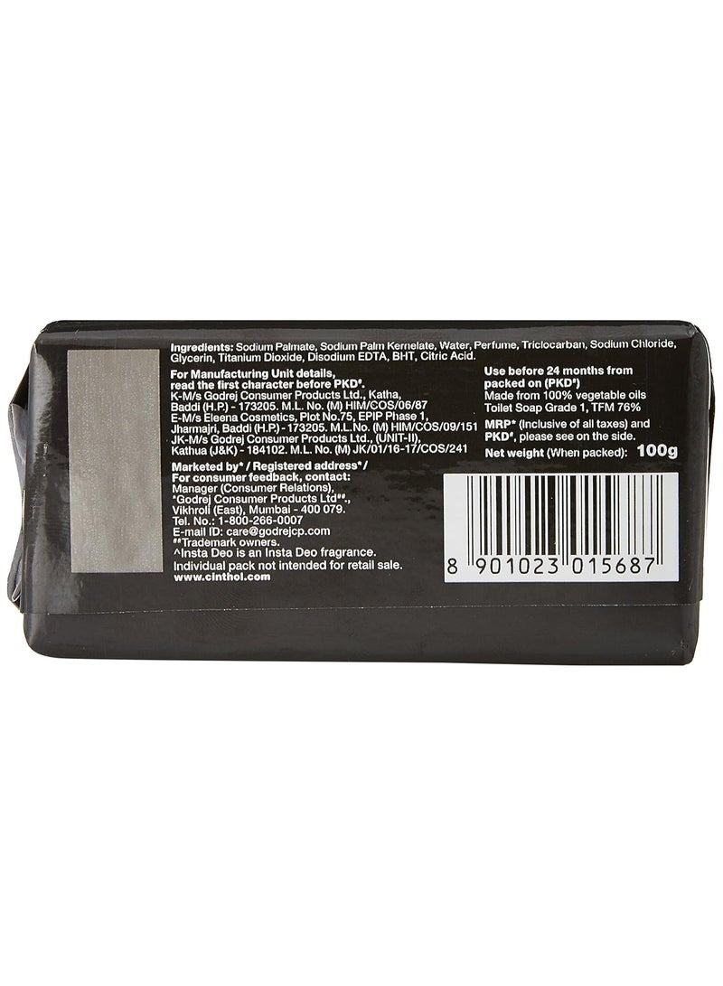 Cinthol Health+ Bath Soap - 100g (Pack of 3) | 99.9% Germ Protection & Insta Deo Fragrance - Image 3