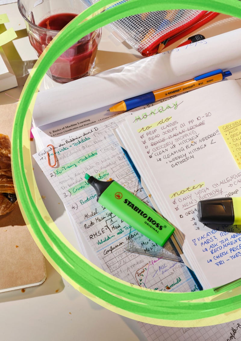 STABILO Highlighter BOSS ORIGINAL - Deskset of 23-9 Fluorescent Colors + 14 Pastel Colors - Image 5