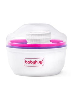 babyhug Babyhug Soft Powder Puff With Storage - White & Pink  - Image 2