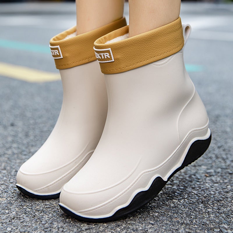 Rain Boots For Women 2025 German Mid-Calf Chelsea Outdoor Waterproof Work Men'S Rubber Shoes Waterproof And Non-Slip - Image 1
