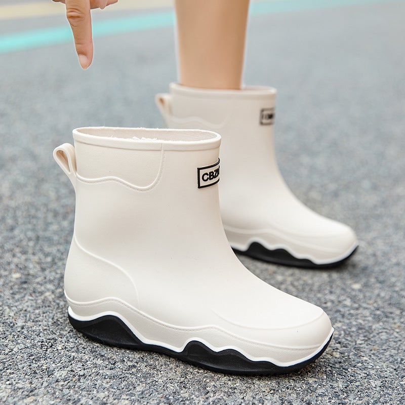 Rain Boots For Women 2025 German Mid-Calf Chelsea Outdoor Waterproof Work Men'S Rubber Shoes Waterproof And Non-Slip - Image 5