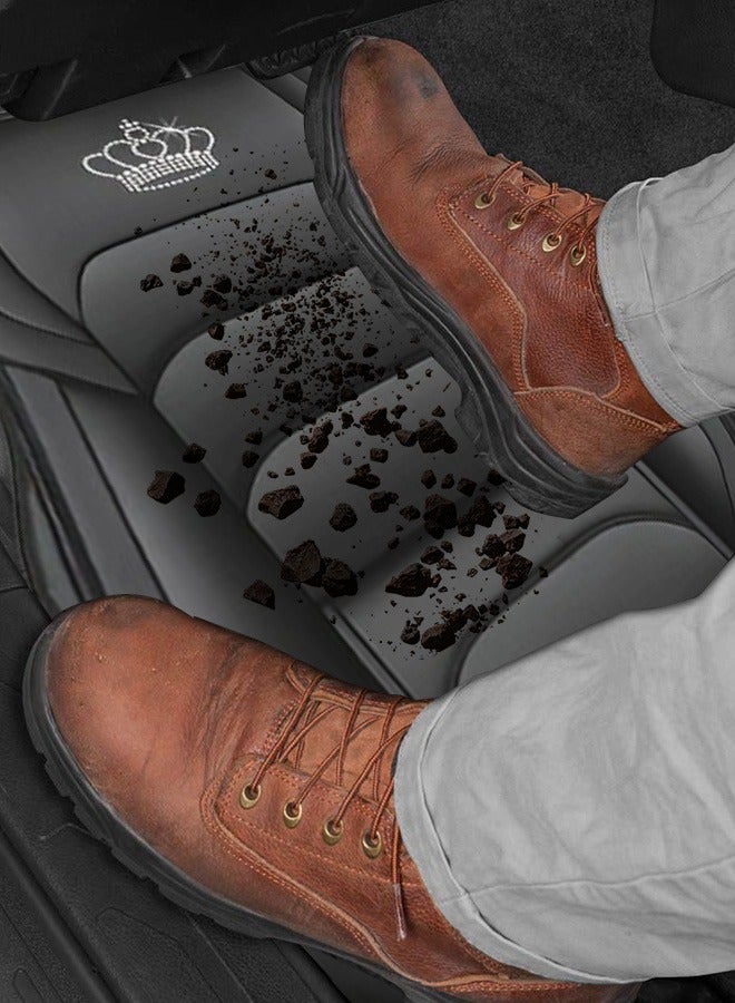 Motim 4Pcs No-Slip Car Floor Mats Universal Fit, Car Carpet Floor Mats, All Weather Protection, Universal to Fit - Image 3