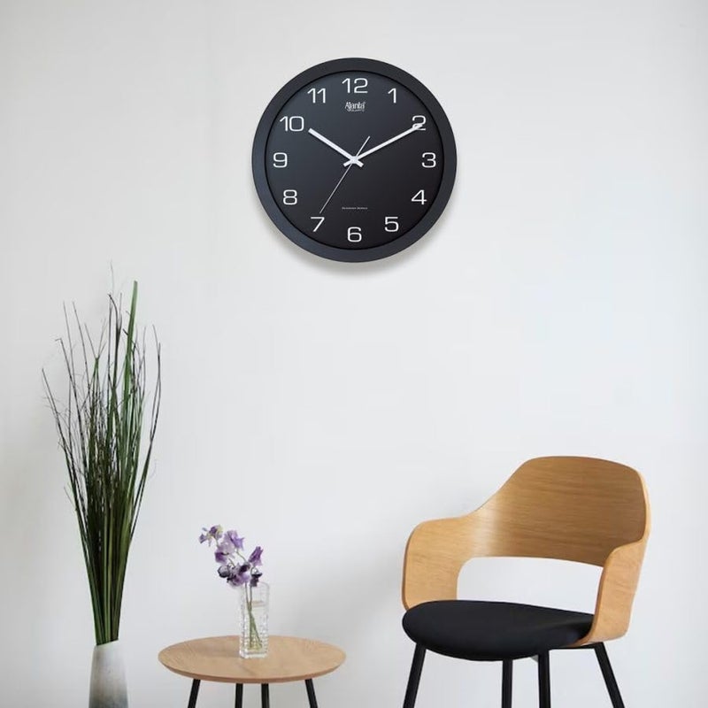 Ajanta أجانتا – ساعة مصممة - 1057 - سوداء - Image 2