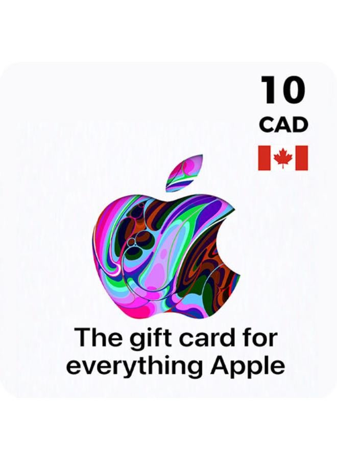 10 CAD Canada Gift Card for Everything Apple