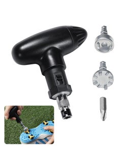 Golf Head Adjustment Tool, Black Golf Wrench Tool,Strong and Durable Golf Wrench Tools,Easy to Carry Golf Driver Wrench,Suitable for Use on Most Standard Golf Spikes