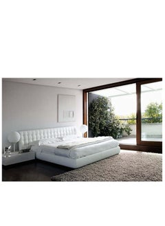 R2R FURNITURE Tendermind Comfort Upholstered Bed - Pillow Top Pocket Spring Mattress (With Memory Foam) by R2R King Size (180cm x 200cm) 
