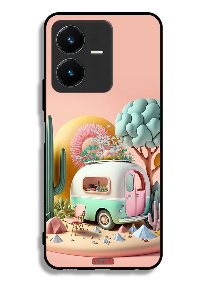 Tolwak غطاء حماية لجهاز Vivo Y22 من Senercy Art - Image 1