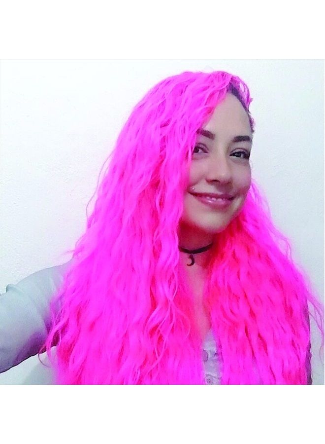Manic Panic لون شعر قطن الحلوى الوردي - معزز - صبغة شعر شبه دائمة - لون وردي ساطع بارد - يتلألأ تحت الضوء الأسود - نباتي، خالي من PPD والأمونيا - لتلوين شعر النساء والرجال - Image 5