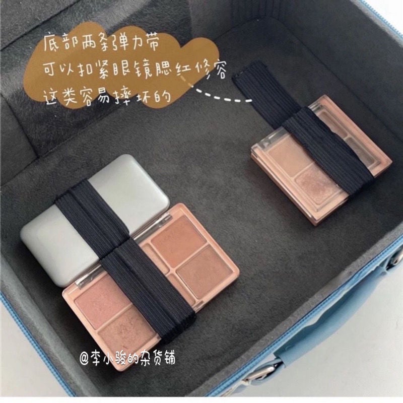 High-Looking Cartoon Makeup Case For Girls, Portable Skin Care Product Storage Box, Large-Capacity Pu Leather Suitcase - Image 3