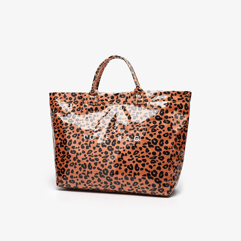 Explosions Fashion Vintage Dupont Paper Bag Women'S Large Capacity Kraft Paper Portable Tote Bag - Image 1