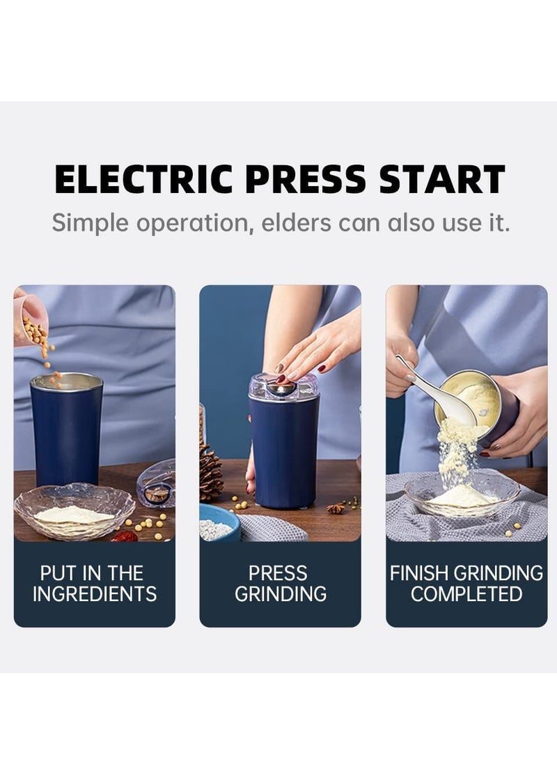 ELTRAZONE Electric Dried Spice and Coffee Grinder, Grinder and Chopper Crusher for Home,Detachable Cup, diswash Free, Blade & Cup Made with stianlees Steel - Image 2