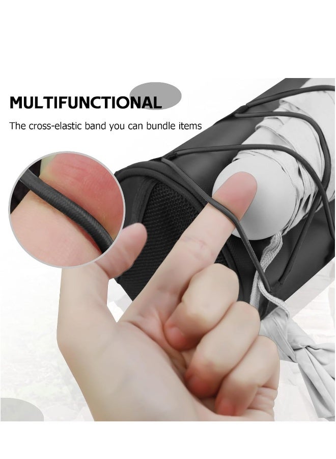 Generic Bike Handlebar Bags for Bicycles Frame Scooter Storage With Waterproof Zipper Large Capacity Shoulder Mountain Road Accessories Cycling Travel  - Image 4