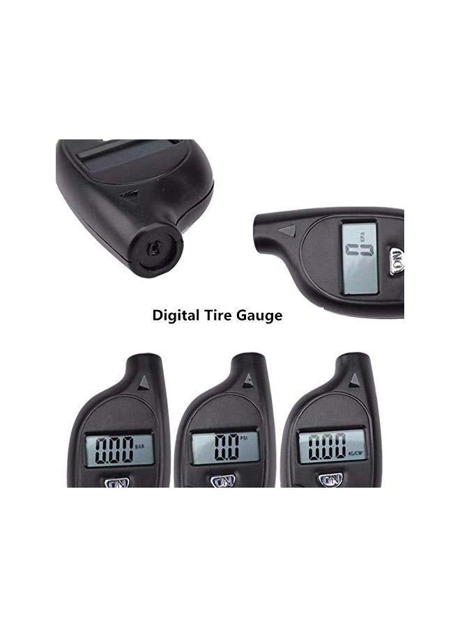 Loquat LCD Digital Tire Pressure Gauge,Digital Tire Gauge, Portable Mini Keychain Digital LCD 3-150 PSI Tire Tyre Wheel Air Pressure Gauge - Image 2