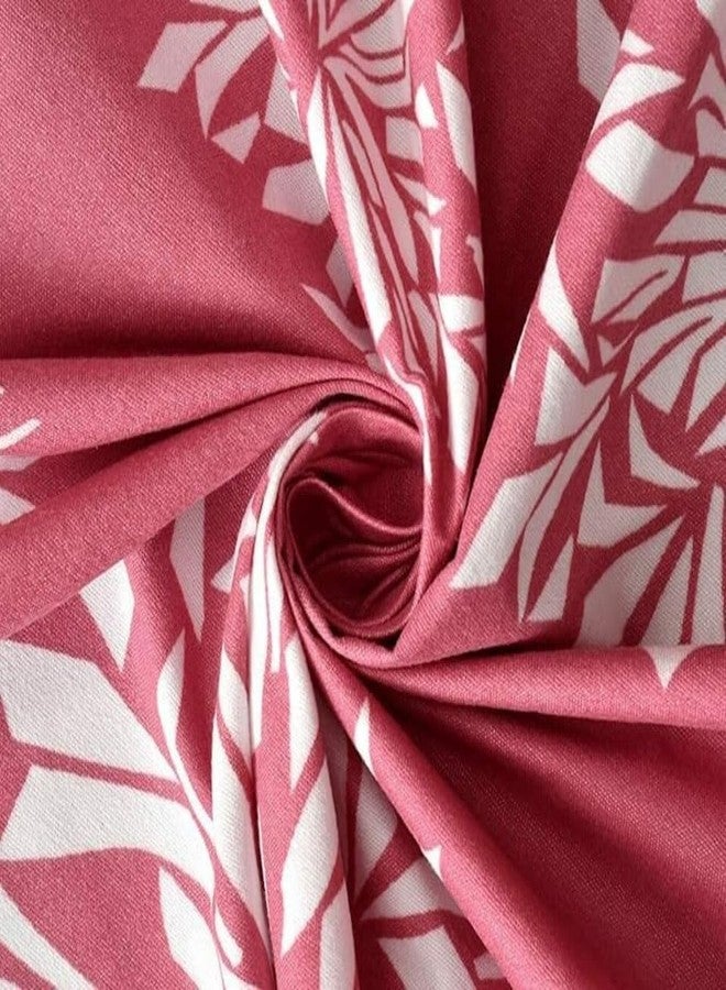 Delight Zone Glace Cotton 160TC Prime Collection King Size Elastic Fitted Double Bedsheet with 2 Pillow Covers - (Pink10) - Image 2