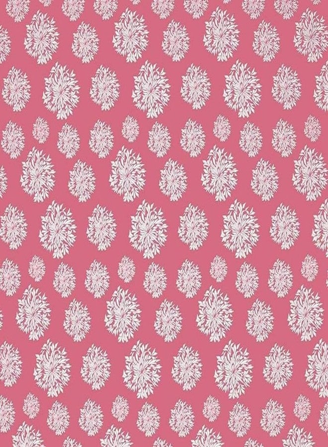Delight Zone Glace Cotton 160TC Prime Collection King Size Elastic Fitted Double Bedsheet with 2 Pillow Covers - (Pink10) - Image 3