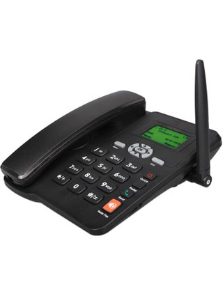 هاتف لاسلكي يدعم الهاتف المكتبي GSM 850/900/1800/1900MHZ بطاقة SIM مزدوجة 2G هاتف لاسلكي ثابت مع هوائي راديو ساعة منبه وظيفة للمنزل مركز الاتصال المنزلي المكتب الشركة الفندق - pzsku/Z3EB2BC5ABEBF5B774D3BZ/45/_/1732472223/127de9fe-ad3c-4fbf-9bd3-d23acf6f8e6b