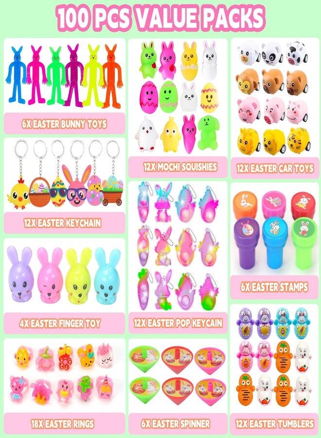 PLOUGVI 100 Pcs Prefilled Easter Eggs with Toys, Filled with Toys Party Favors for Kids Boys Girls Easter Eggs Hunt, Basket Stuffers Fillers, Classroom Prize Supplies - Image 2