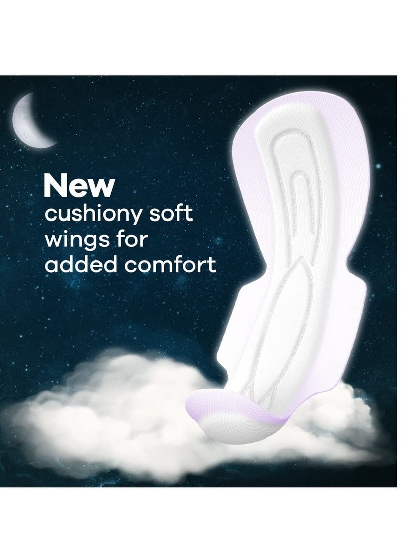 وسبير وسادات الحمامة الليلية ، 20 وسادة XXXL ، تسرب يصل إلى 0٪ طوال الليالي ، لتدفق كثيف ، ظهر أطول وأوسع بنسبة 75٪ ، أجنحة ناعمة وسادة مريحة ، غلاف يمكن التخلص منه - Image 5