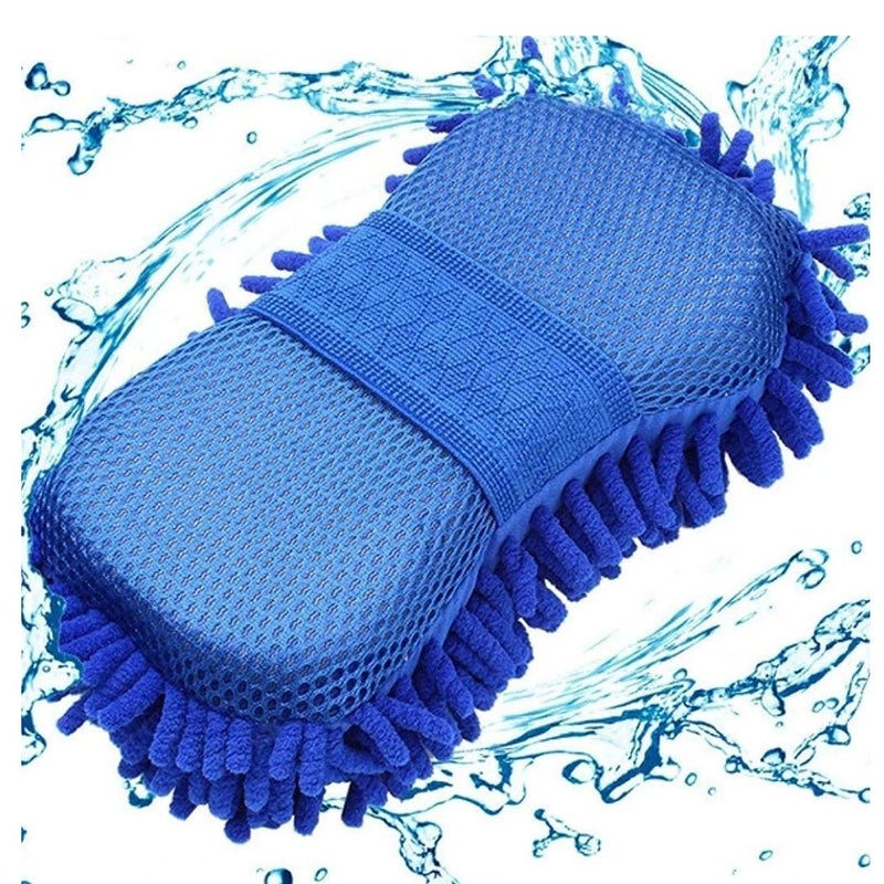 Suzec Multipurpose Car Sponge Car Cleaning Scratch Free | Duster | Car Cleaning Accessories | Microfiber | Brushes | Brush | Ultra Soft | Single Sided (Pack of 1) - Image 3