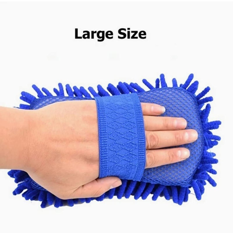 Suzec Multipurpose Car Sponge Car Cleaning Scratch Free | Duster | Car Cleaning Accessories | Microfiber | Brushes | Brush | Ultra Soft | Single Sided (Pack of 1) - Image 5