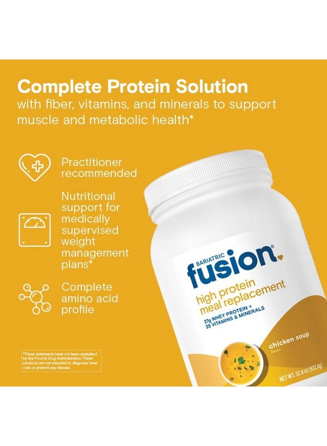 Bariatric Fusion Chicken Soup Meal Replacement 27g Protein Powder, 21 Serving Tub for Bariatric Surgery Patients Including Gastric Bypass and Sleeve Gastrectomy - No Gluten, Aspartame or Sugar - Image 1