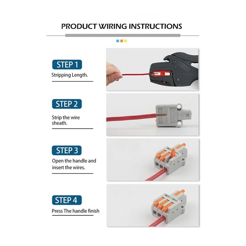 Mini Quick Wire Connector 2 3 Pin Push In Terminal Block 5pcs D2 2M - Image 5