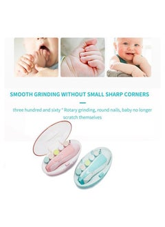 BLOOMING TIME Baby Nail Trimmer Electric Safe Baby Nail Clippers, Manicure Set, Trim Polish Grooming kit for Newborn Toddler or Adults Toes Fingernails, Pink  - Image 2