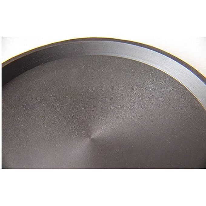 ايدا مقلاة دوسا غير لاصقة من الحديد الزهر مع مقبض لطهي دوسا روتي تشاباتي، قطر أسود 25 سم، مناسبة للحث الحراري - Image 3