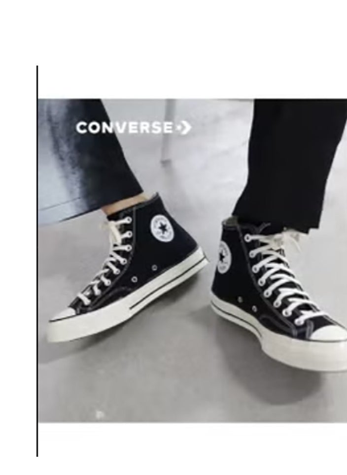 1970s Chuck Classic High Top All Star Sneaker Black