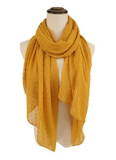 Ladies/Women'S Lightweight Solid Color Pearl Chiffon Long Shawl Scarf For Spring Summer Fall (Yellow) - pzsku/Z3EB385465A82A67534BCZ/45/_/1735566750/7b23f9af-e6d4-42eb-b15c-6d8d57b2f7bb