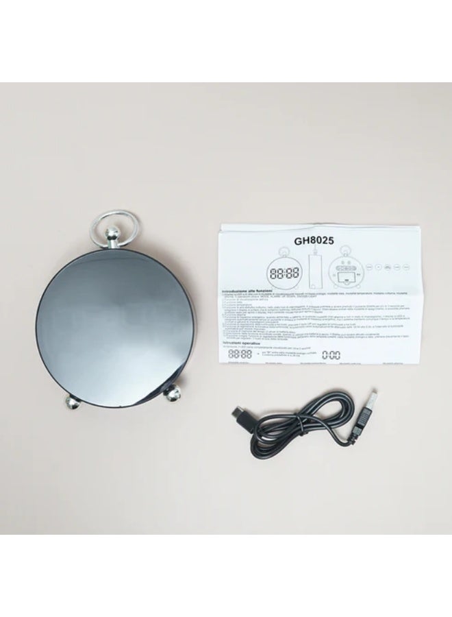 كروني Crony 8025 ساعة إلكترونية تاريخ عرض درجة الحرارة ساعات التنبيه مع مصباح لتهيئة الجو صوت المنشط Led ساعة الطاولة الرقمية - Image 4