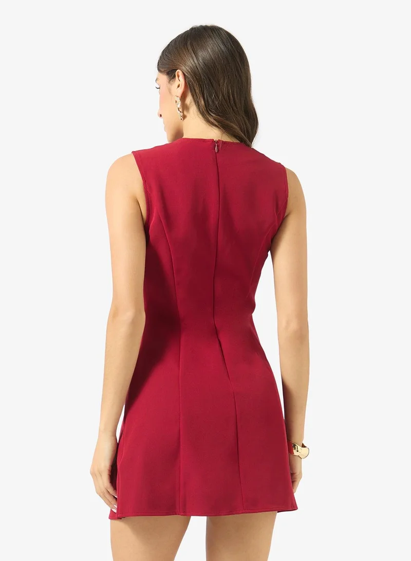 Ginger Buttton Up Tailored Dress