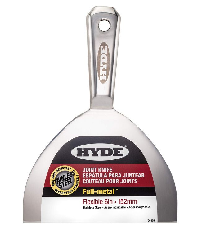 Hyde Drywall Knife Set, Paint Scraper Tool Set Premium Full Metal 4'' 6'' & 8'' Joint Knife: Professional Grade, Ergonomic, Rust Resistant, Drywall Tools - Image 3