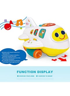 PowerTRC PowerTRC Baby Toy Airplane with Music and Lights | Educational Toy for Kids | Fun and Engaging Toy for Young Kids  - Image 5