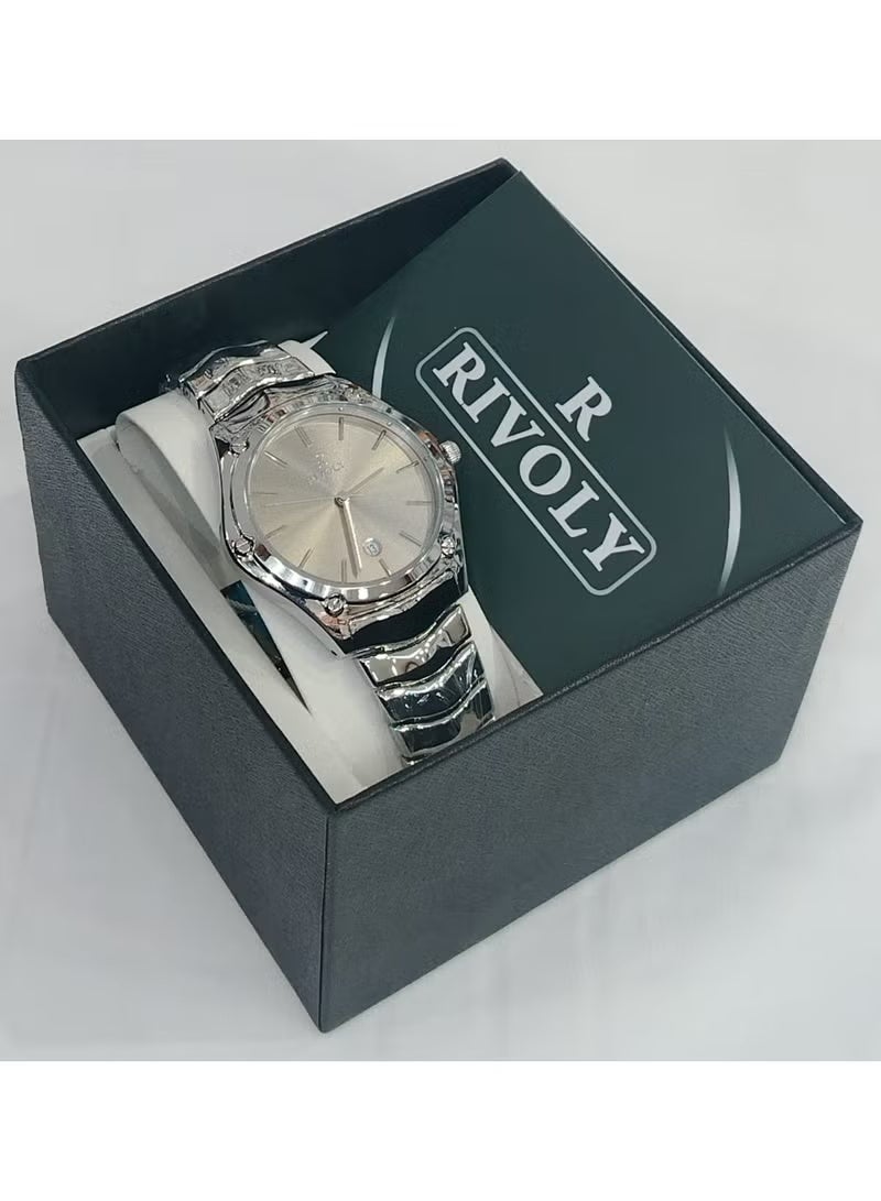 Rivoli Men's Watch, High Quality, Modern Edition, Stainless Steel