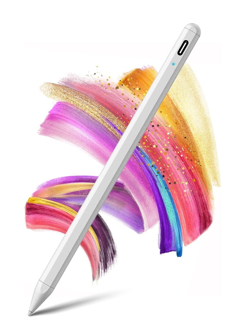 Generic - Stylus Pen for iPad with Palm Rejection, 2nd Generation Compatible with iPad Pro 11/12.9 inch (2018-2023), iPad 10th-6th Gen, iPad Mini 5th/6th Gen, iPad Air 3rd-5th Gen - Image 1