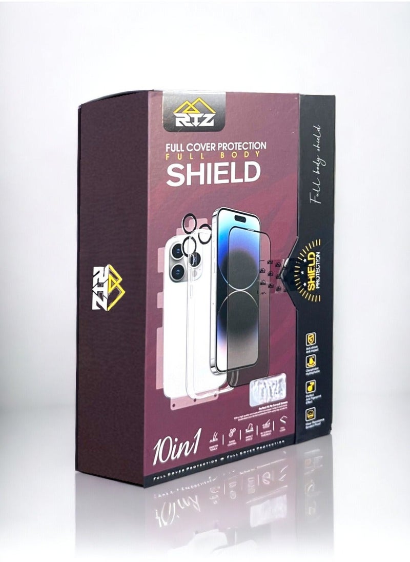RTZ - Ultimate 10 in 1 Integrated Protection Package for Iphone 15 Pro - Image 1