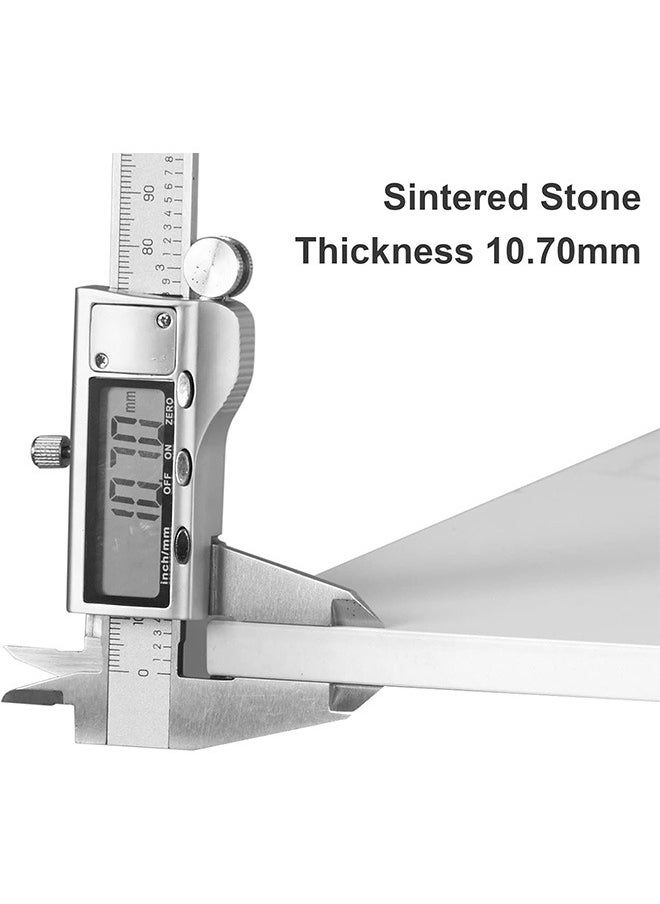 Generic - Sintered Stone Coffee Table Modern Center Table for Living Room Sofa Side Table Set with Metal Frame Corner Tea Table Furniture for Home Storage Decor - Image 1