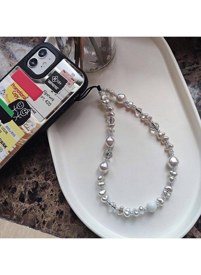 Beaded Phone Charm Kawaii Handmade Acrylic Phone Lanyard Wrist Strap for Camera Bag Keychain Charm, 1, Plastic, No Gemstone - Image 2