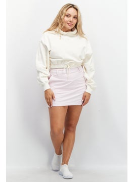 PUMA Women Sportswear Fit Long Sleeve Training Hoodies, Off White  - Image 4