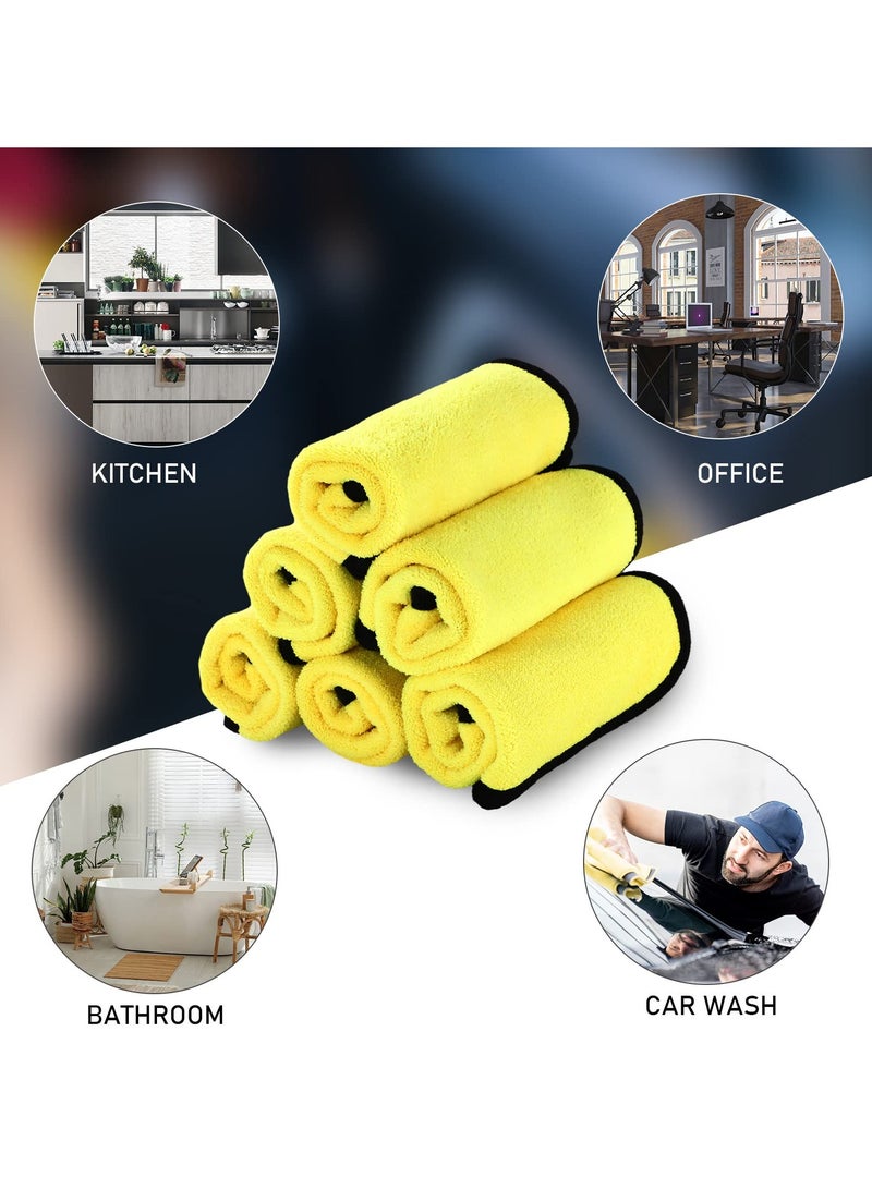50 قطعة ألياف صغيرة تجفيف المناشف كمية كبيرة لغسل السيارات تنظيف السيارات التفاصيل التلقائية تجفيف الملابس لغسل السيارات، تنظيف منزلي، تجفيف PET، 400 GSM 12 × 12 بوصة (30 × 30 سم) - Image 2