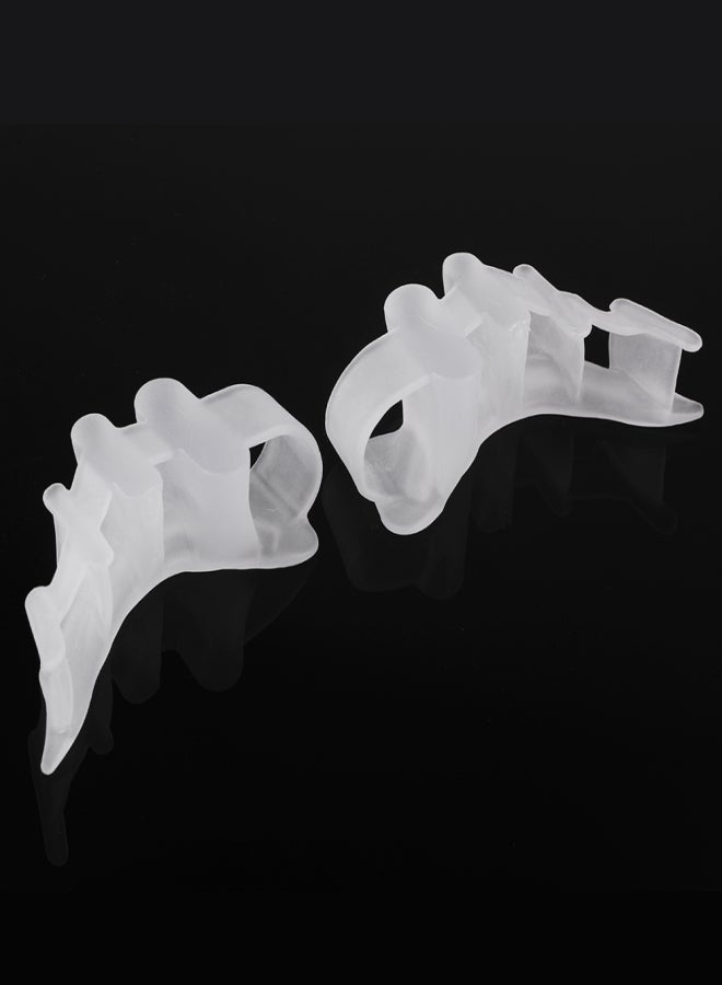 1 Pair Hallux Valgus Protector Gel Finger Toe Separator Divider Bunion Orthopedic Adjuster 4 Holes Thumb Valgus Guard Feet Care Tool - Image 5