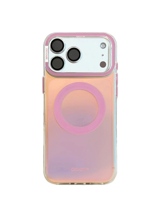 جراب AASHZ لهاتف iPhone 17 Pro Max متوافق مع MagSafe، لون ماكارون، غطاء هاتف من البولي كربونات IMD + TPU - Image 1