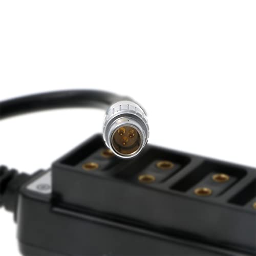 Uonecn 4 Port Dtap to 3 pin Male steadicam Zephyr Splitter Cable for ARRI RED Cameras - Image 2