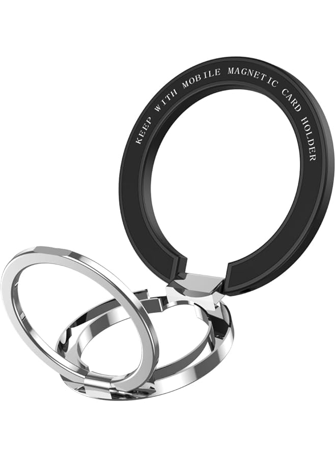 S-TOP Magnetic Phone Ring Holder, Ring Holder fit for iPhone 16/15/14/13/12 Series | Super Strong N55 Magnet | 360° Adjustable Kickstand | Compatible Grip & Car Mount | Wireless Charging Friendly - Image 1
