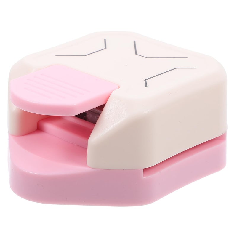 Pink 3 In 1 Edge Cutter Rounder And Trimmer For Paper Photos Crafts Scrapbooking - Image 2