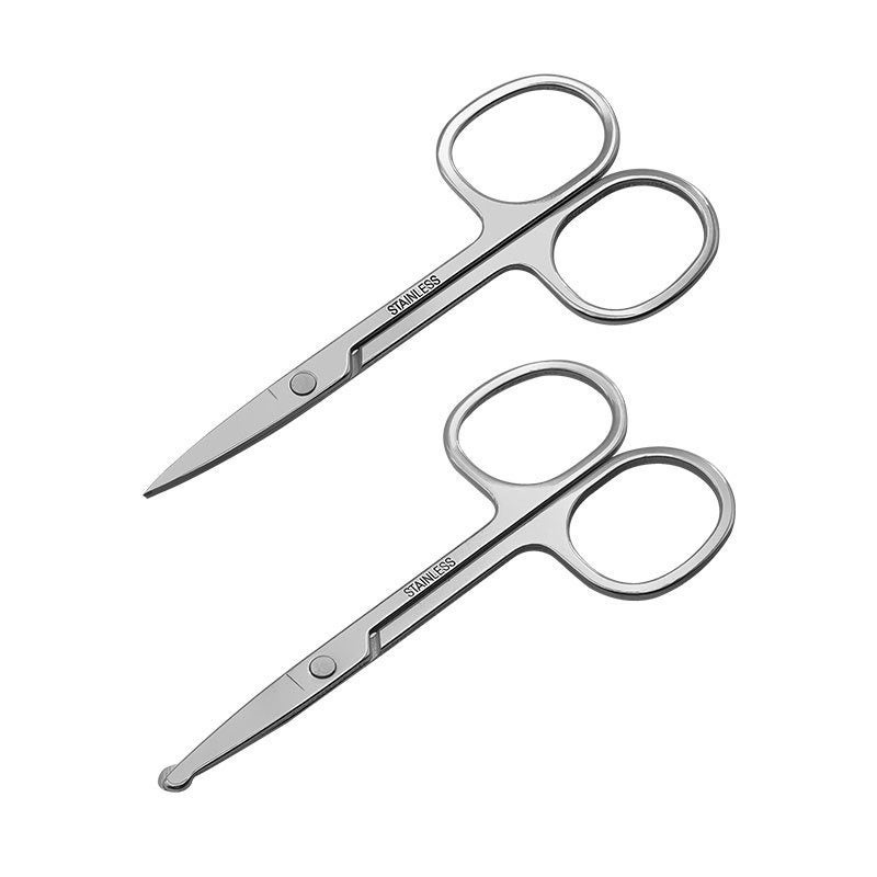 مجموعة مقص الأنف والحاجب من الفولاذ المقاوم للصدأ - Image 5